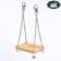 Swing for rodents "Pigzon" on chains, 10.5 x 7 x 2 cm, wood,