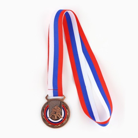 Thematic medal 195 "Struggle", bronze, d = 5 cm-3
