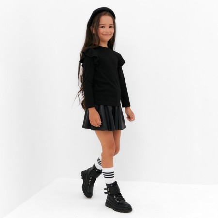 Children's jumper with kaftan wounds, p. 32 (110-116 cm), black-2