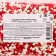 Confectionery Sugar Sugar "Hearts": red, white, 500 g