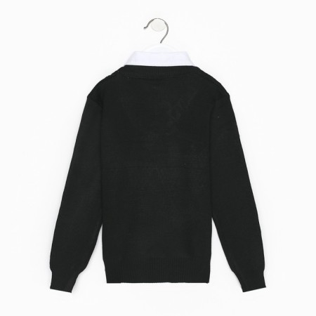 School jumper-unit for boys, black color, height 158-164cm-6