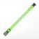 Collar with backlight double strip size S, Osh 35-43 x 2.5 cm, 3 glow modes Green