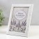 Photo frame plastic 13x18 cm "Silver patina on white" 21x16 cm