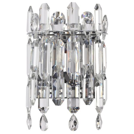 Wall lamp Legacy 2xe14 40w, size 20x12x30 cm, color chromium