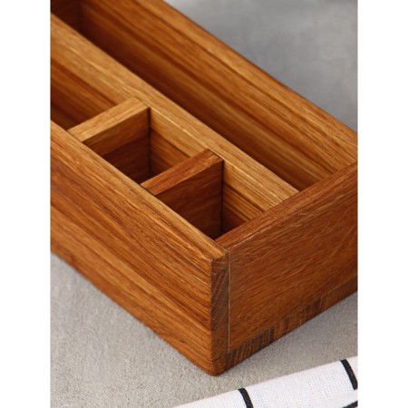 Claus - ADELICA organizer, 4 sections, oak-5