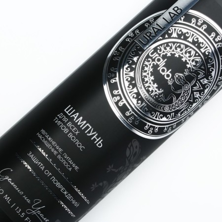 Hair shampoo, damage protection, 410 ml, Basic Line by Ural Lab-1