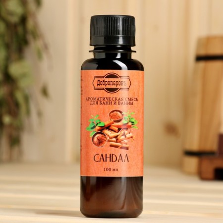 Fragrance for the bath and bath "Sandal" natural, 100 ml "Dobroparov"-3