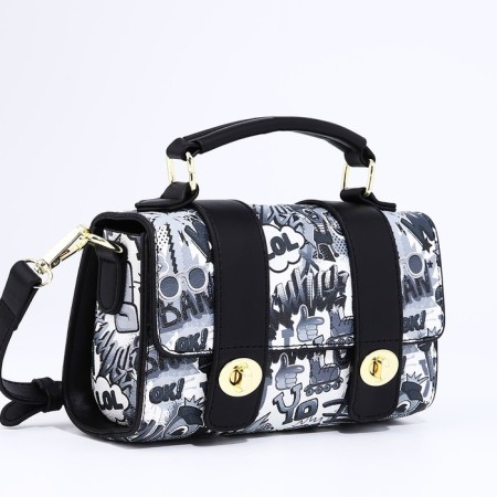 Bag-mixer on fasteners, black/white color-2