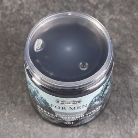 Soap dense "For Men" 3B1 menthol-black coal 280 ml "Dobroparov"-2