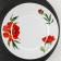 Bannet -dining lunch "velvet rose", d = 25 cm, glass ceramic, white color