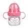 Children's stroke with solid nose "daughter", 150 ml., With handles, pink color