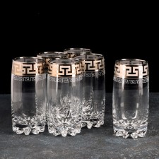 A set of glasses for the Greek pattern, 390 ml, 6 pcs