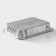 Foil form for baking and baking of the share, 1.1 l, 225 × 175 × 35 mm, 2 pcs/un