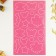 A set of curly patterns Assorted, adhesive, sheet 24.5 × 14.5 cm, 18 pcs, pink color