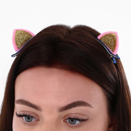 Hairpins for hair "Kotik", 2 pcs, 8.7 x 8.5-7