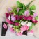 Bouquet "Aquilegia Barlow Galant" 4x34 cm, mix