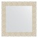 Mirror in the baguette frame, pearl dunes 89 mm, 71x71 cm