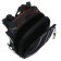 School backpack 38 x 30 x 16 cm, ergonomic back, stavia "speed", black