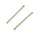 Nails of the tundra krep, finish, brass, 1.4x25 mm, 50 pcs