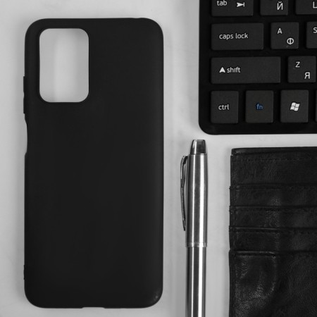 Innovation cover, for Xiaomi Redmi 10, silicone, matte, black-5