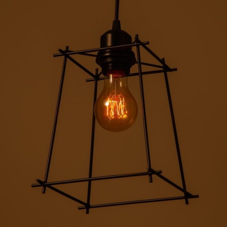 Bayerlux lamp "Angelo" 1x40W E27 Black 18x18x70cm-3