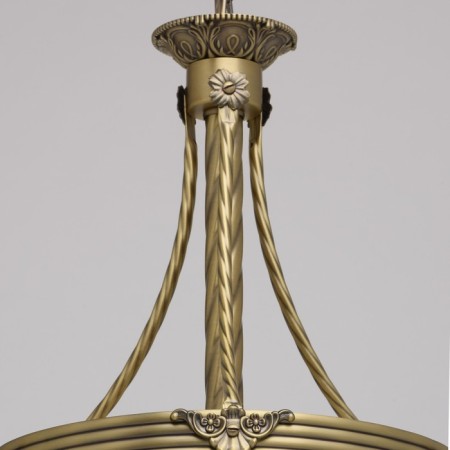 Aphrodite lamp, 3x60W E14, bronze 35x35x87 cm-9