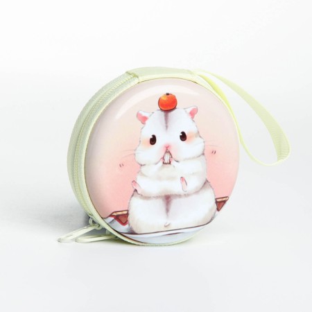 Case for coins/headphones with lightning, white color-1