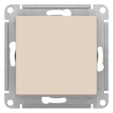 Passing SE AtlasDesign, 10 A, 1 key, IP20, hidden, beige, Atn000261