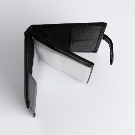 Cover for car documents and passports on a magnet, black color-4