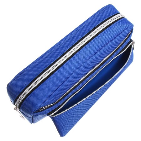 School Penal on the zipper Calligrata, 3 departments, blue-4