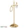 A stand with two accessories for a toilet with a bidet 80 CM, porcelain; matte gold, 3SC