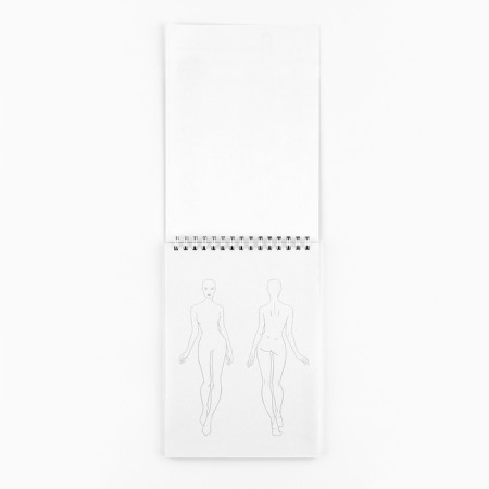 Скетчбук с шаблоном фигуры А5, 40 л "Мечтай"-3