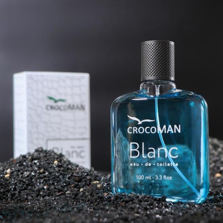 Male Crocoman Blanc toilet water, 100 ml (based on Lacost 12.12 BLANC)