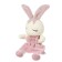 Soft toy "Bunny in a dress", color mix