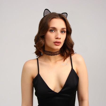 Carnival set adult "glamorous cat", rims, ears, chocker-1