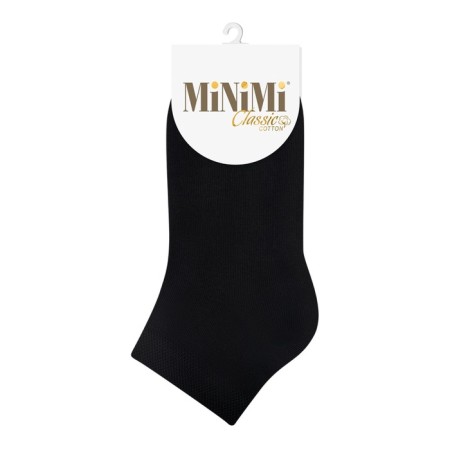 Women's socks shortened mini cotone, size 39-41, color Nero