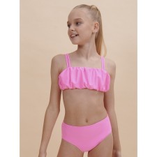 Bathing suit for girls, height 116-122 cm, pink color