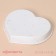 Baking uniform Konfinetta "Heart", silicone, 25 × 23 × 3.5 cm (internal dimensions 23 × 21 × 3.5 cm), white color