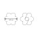 Tescoma delicia forms "Flower", for cookies with filling, 5.5 cm