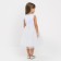 Children's dress with beads kaftan p. 34 (122-128 cm), white