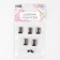 Tips for lightning, 11 mm, 15 × 11 × 6 mm, 5 pcs, black nickel color