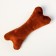 A bed with a bone, 45x35x11 cm, brown