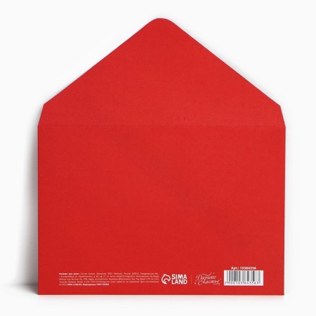 Gift envelope "Happy New Year", 16 x 11 cm, New Year-3