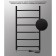 Electric towel Indigo ARC, 800x400 mm, hidden installation, black