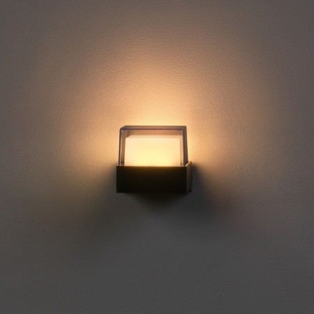 Facade lamp "Grand", FSD-084, 5 W, 3000K, IP65, 220 V, Metal, Black-2