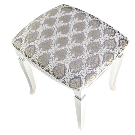 Vasco banquet in 106n, 420x470x490, white/silver/Marcus silver-3