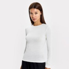 Female jumper, dairy color, size 44