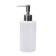 Axentia Bianco dispenser for liquid soap from white ceramics, Ø 6, height 18 cm volume 300 ml