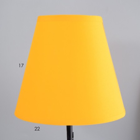 Lamp table Marcel 1x15W E14 18x18x42cm Black/Orange Risalux-5