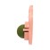 A toy for cats with cat mint "paw", 8.5 cm, pink